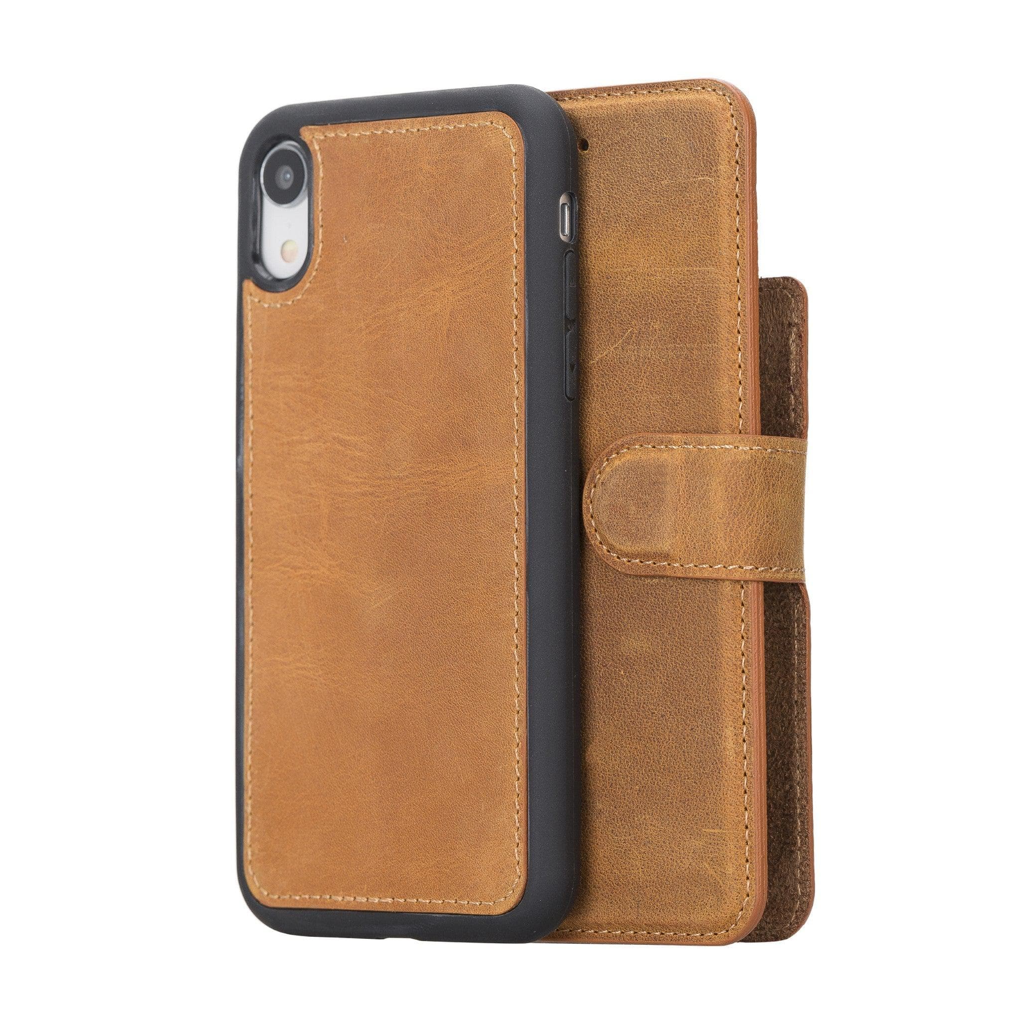 B2B - Apple iPhone XR Detachable Leather Case / MW Bomonti