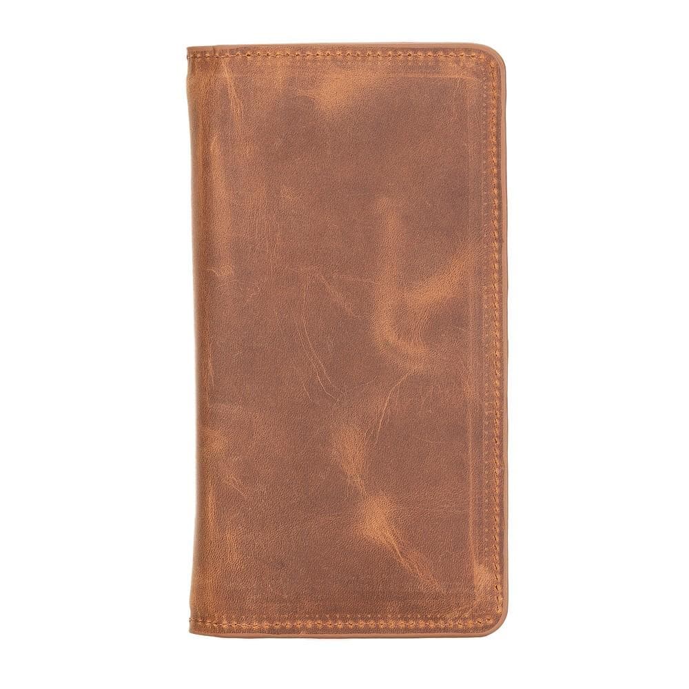 B2B - Calvina Universal Leather Wallet Case 6.2" Bomonti