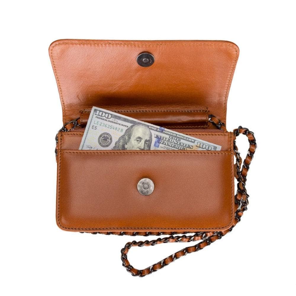 Carmela Geniun Leather Women Bag Tan Bomonti