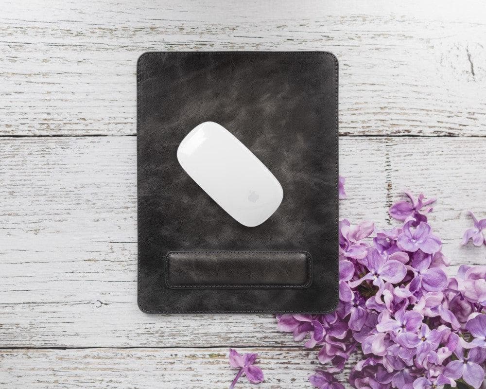 Ergonomic Leather Mouse Pad with Wrist Rest Support