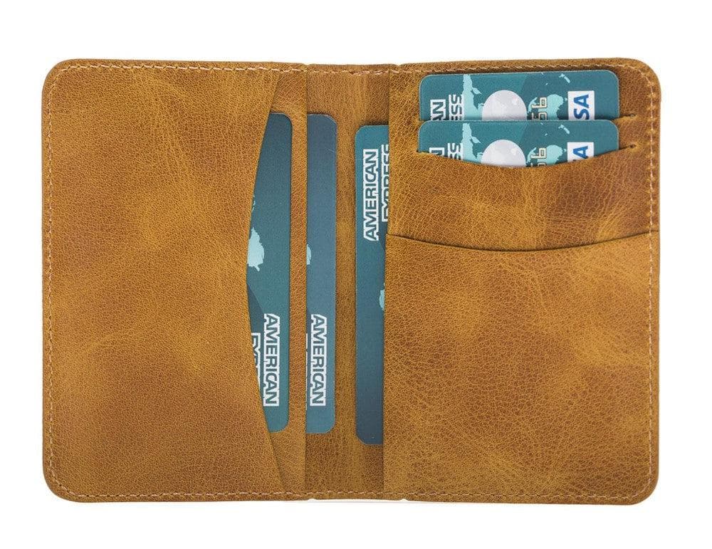Dalfsen Leather Card Holder Yellow Bomonti