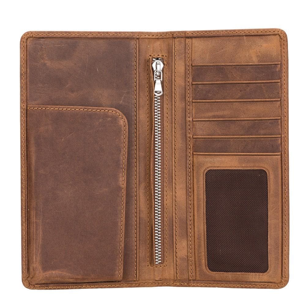 B2B - Evra Universal Leather Wallet Case 7" Bomonti