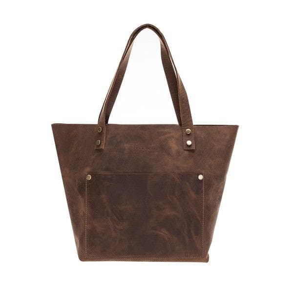 Geniun Leather Women Moon Tote Bag Bomonti