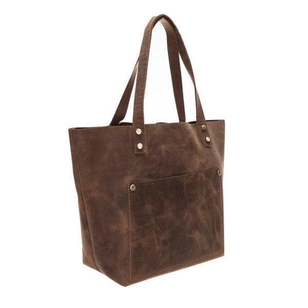 Geniun Leather Women Moon Tote Bag Bomonti