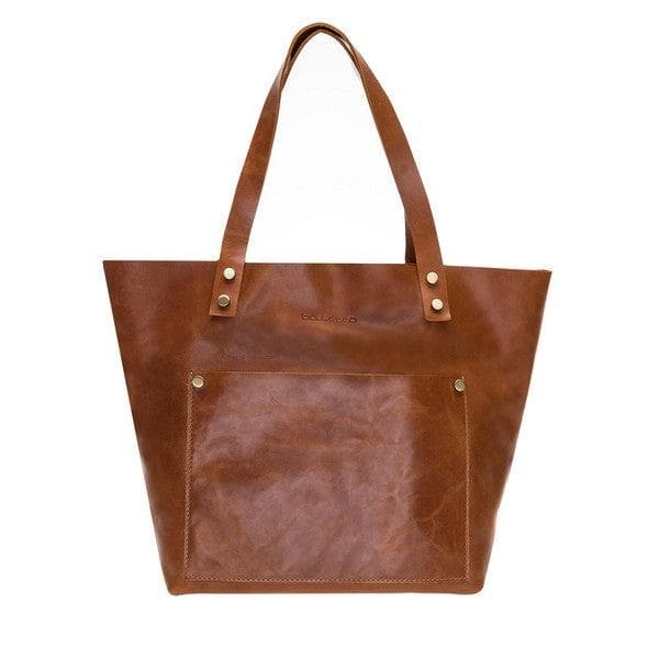 Geniun Leather Women Moon Tote Bag Large / G19 Bomonti