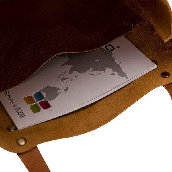 Geniun Leather Women Moon Tote Bag Bomonti