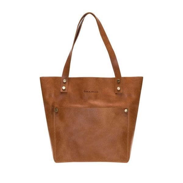 Geniun Leather Women Moon Tote Bag Medium / G19 Bomonti