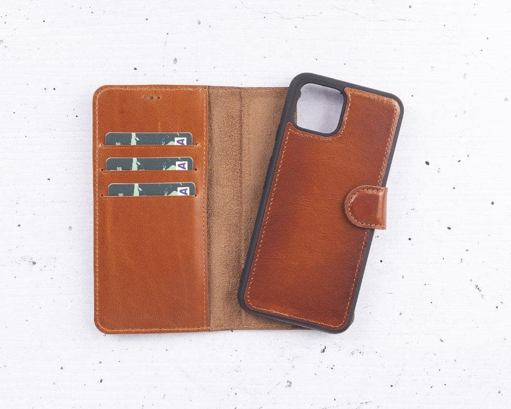 Google Pixel 4 Series Detachble Magnetic Wallet Leather Case Google Pixel XL / Tan Bomonti