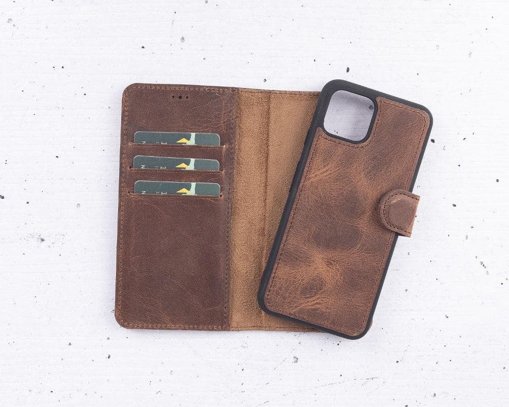 Google Pixel 4 Series Detachble Magnetic Wallet Leather Case Google Pixel XL / Brown Bomonti