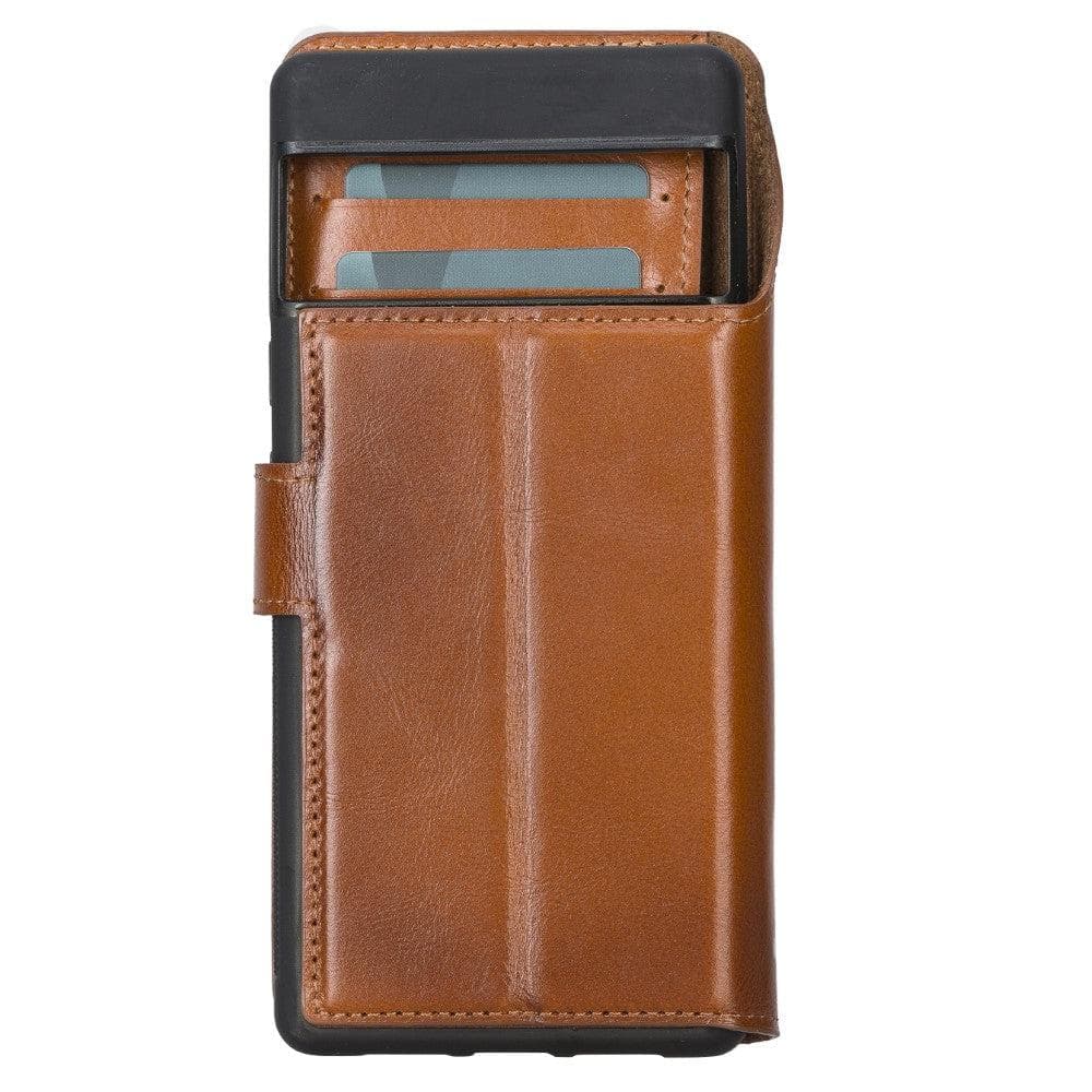 Google Pixel 6 Series Detachble Magnetic Wallet Leather Case Bomonti