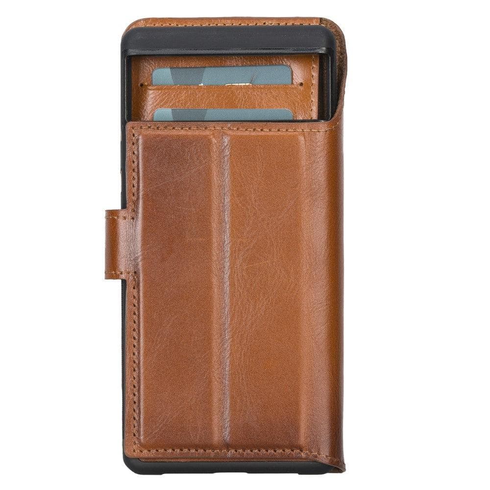 Google Pixel 6 Series Detachble Magnetic Wallet Leather Case Bomonti
