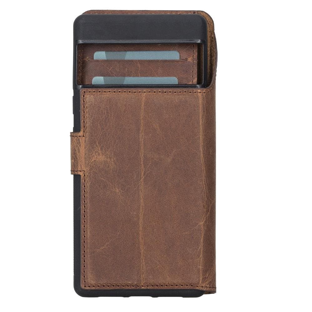 Google Pixel 6 Series Detachble Magnetic Wallet Leather Case Bomonti