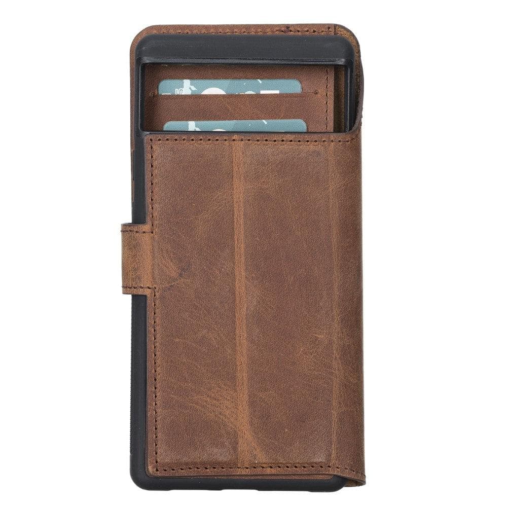 Google Pixel 6 Series Detachble Magnetic Wallet Leather Case Bomonti