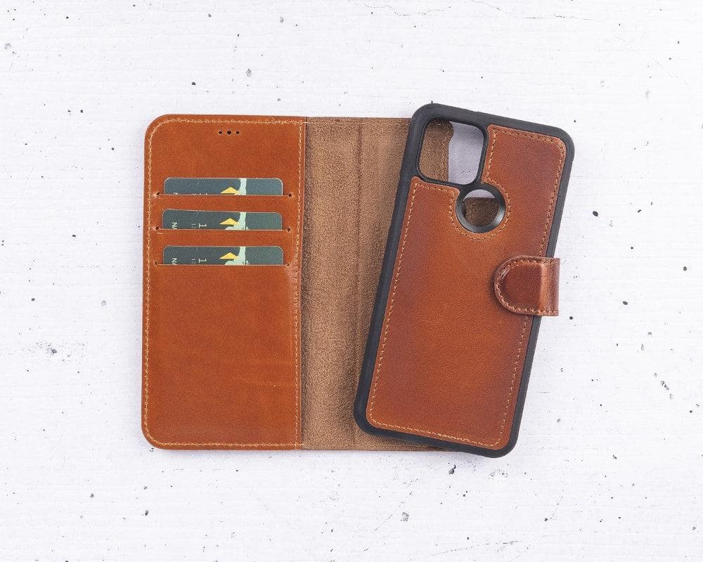 Google Pixel 6 Series Detachble Magnetic Wallet Leather Case Bomonti