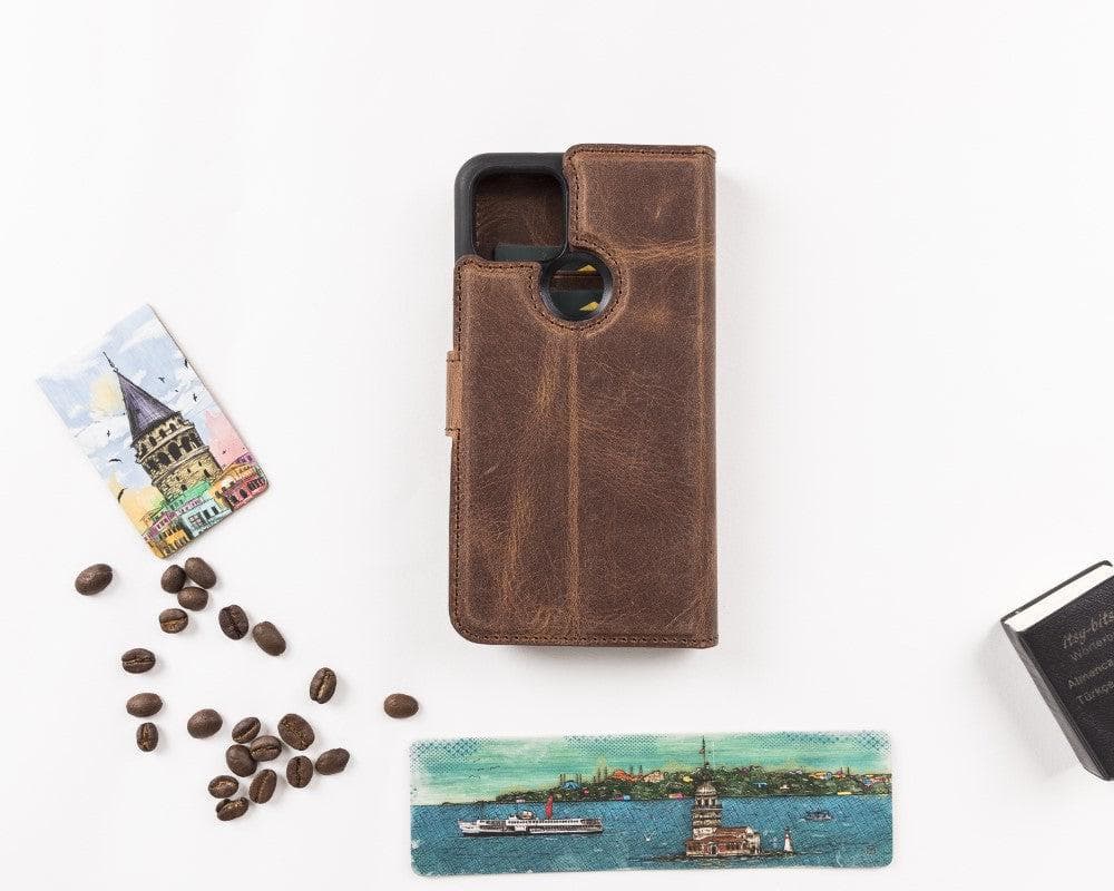 Google Pixel 6 Series Detachble Magnetic Wallet Leather Case Bomonti