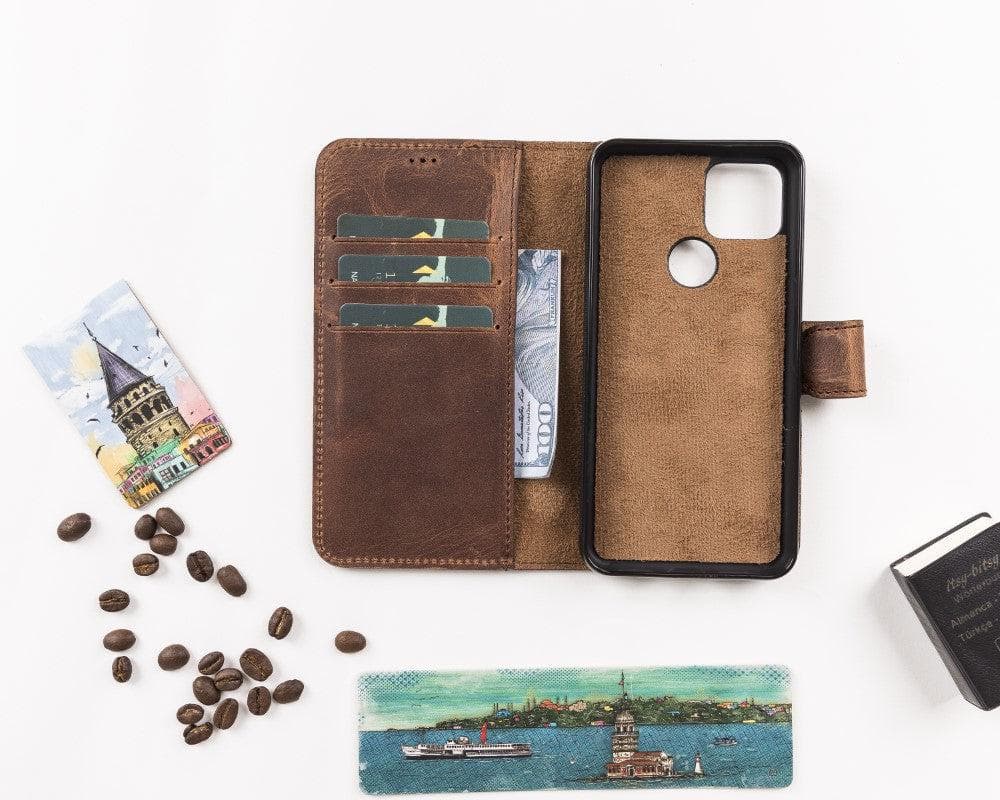 Google Pixel 6 Series Detachble Magnetic Wallet Leather Case Bomonti