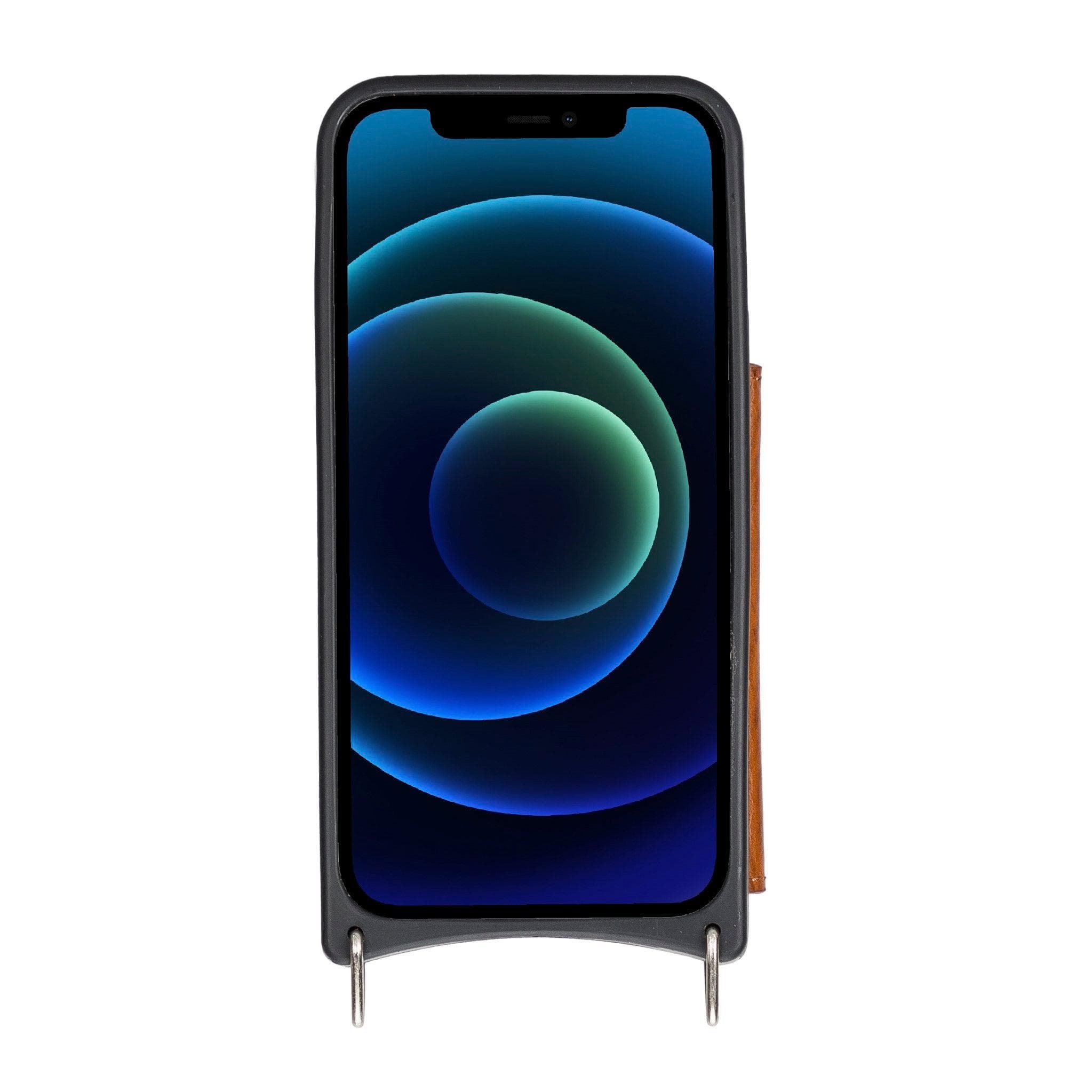 iPhone 12 Series Leather Saff Umw Plain Strap Bomonti