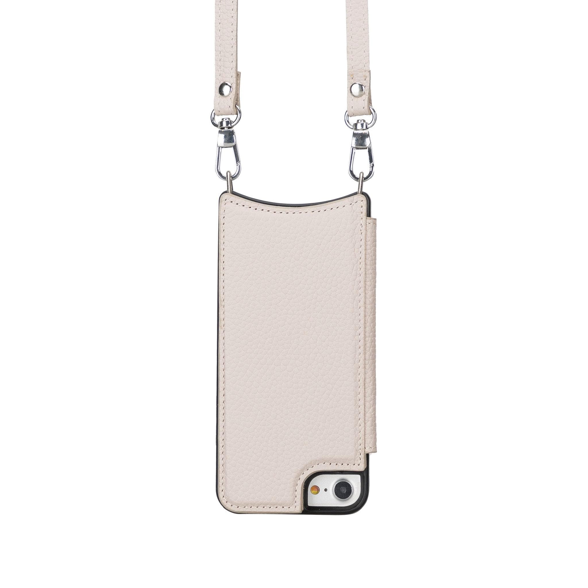 Iphone 7 purse outlet case with shoulder strap