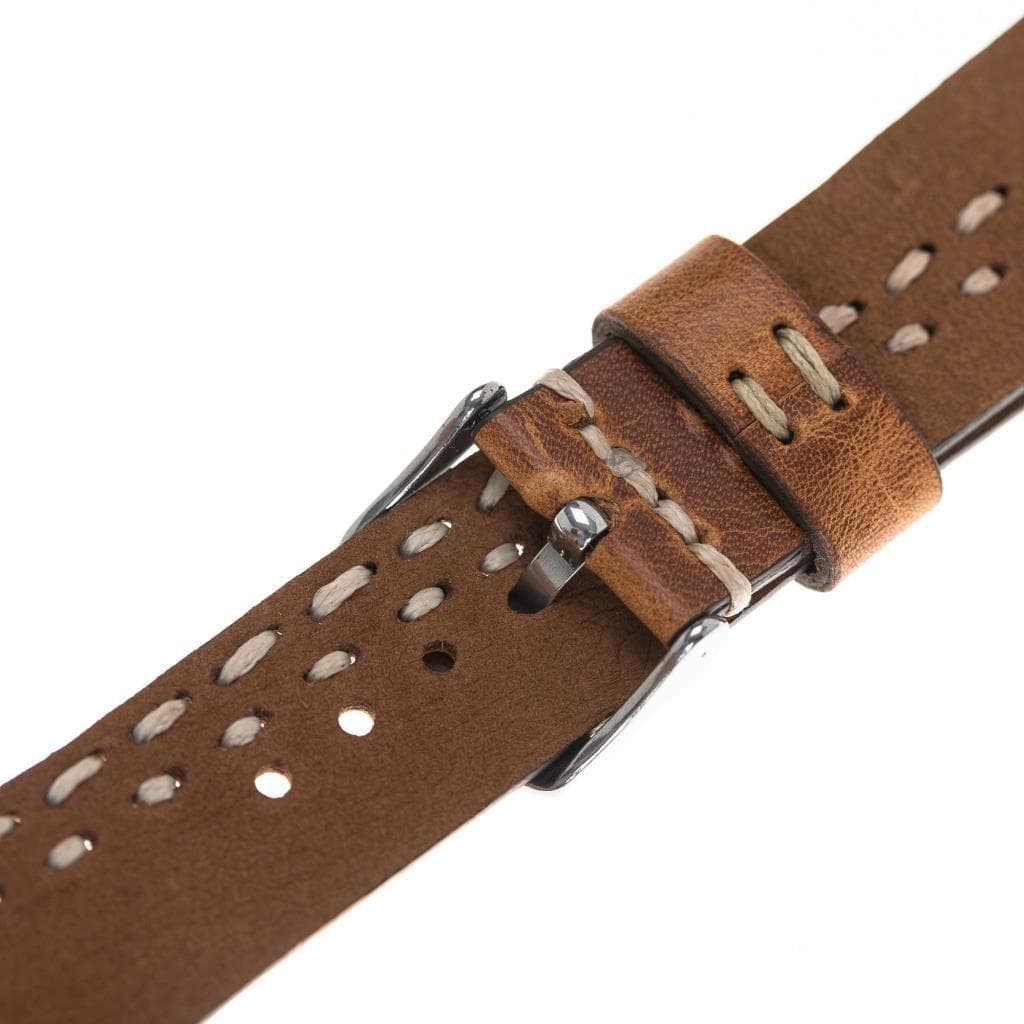 B2B - Leather Apple Watch Bands - Aqua Style V18 Bomonti