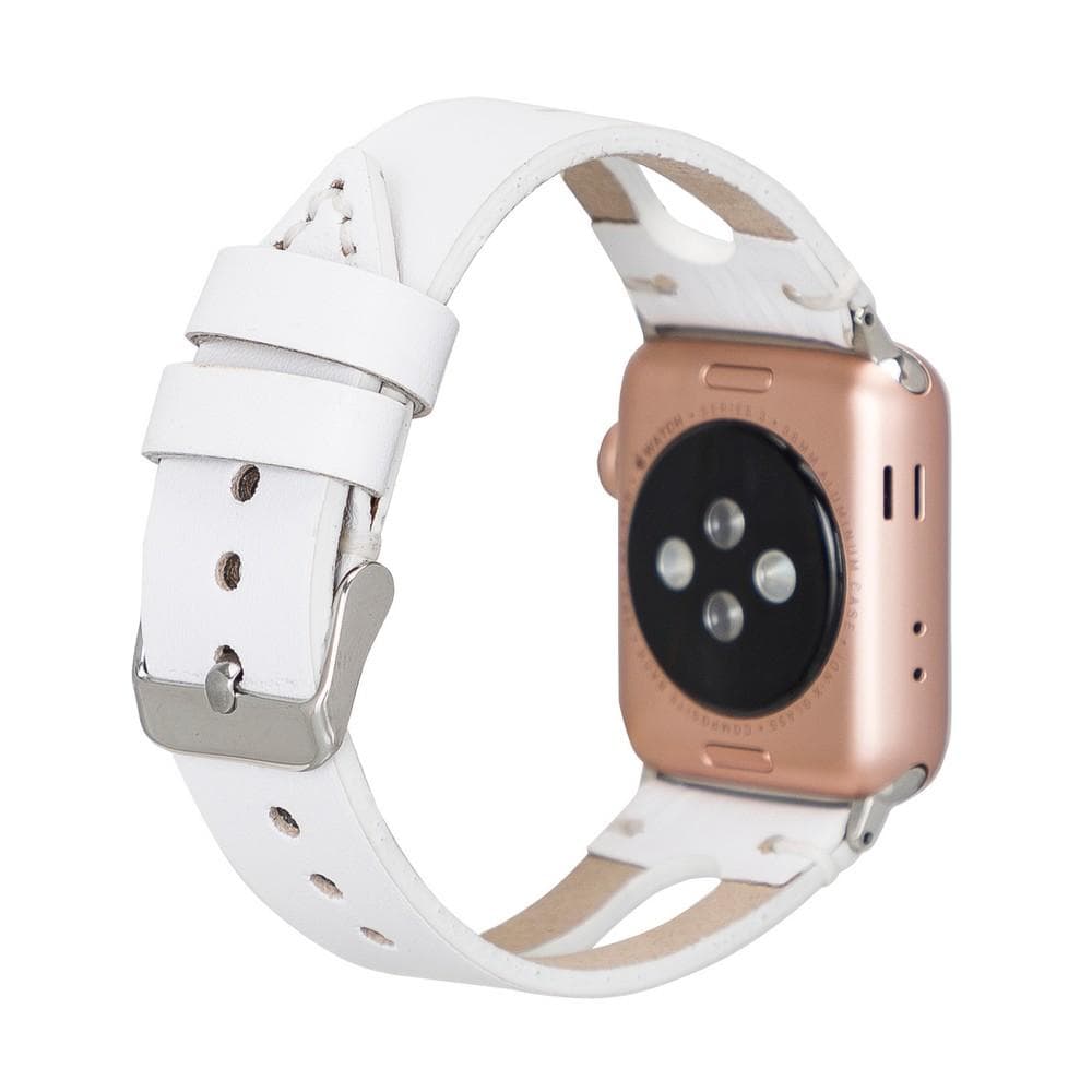 B2B - Leather Apple Watch Bands - BA2 Style Drop Cut Bomonti