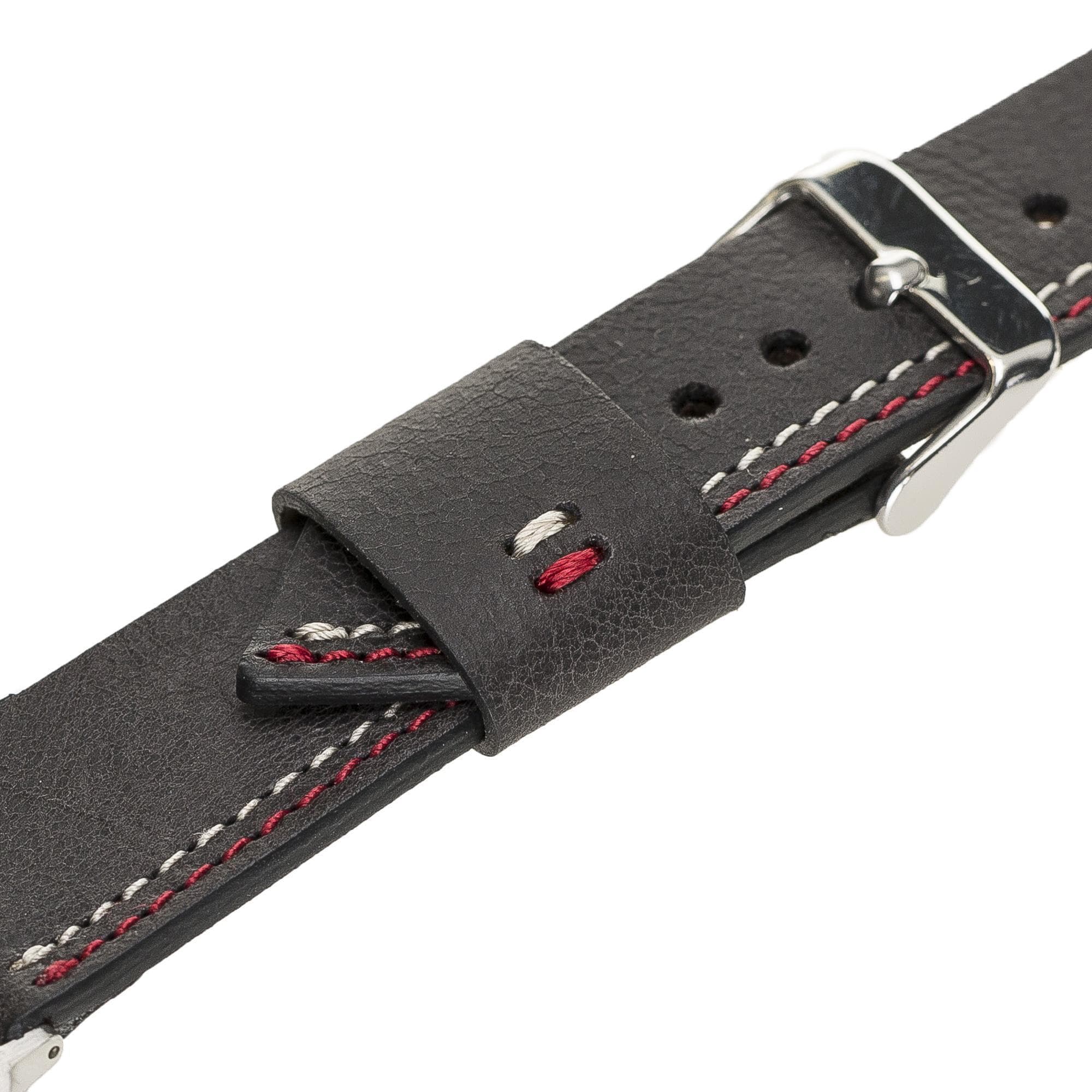 B2B - Leather Apple Watch Bands - BA3 Style Bomonti