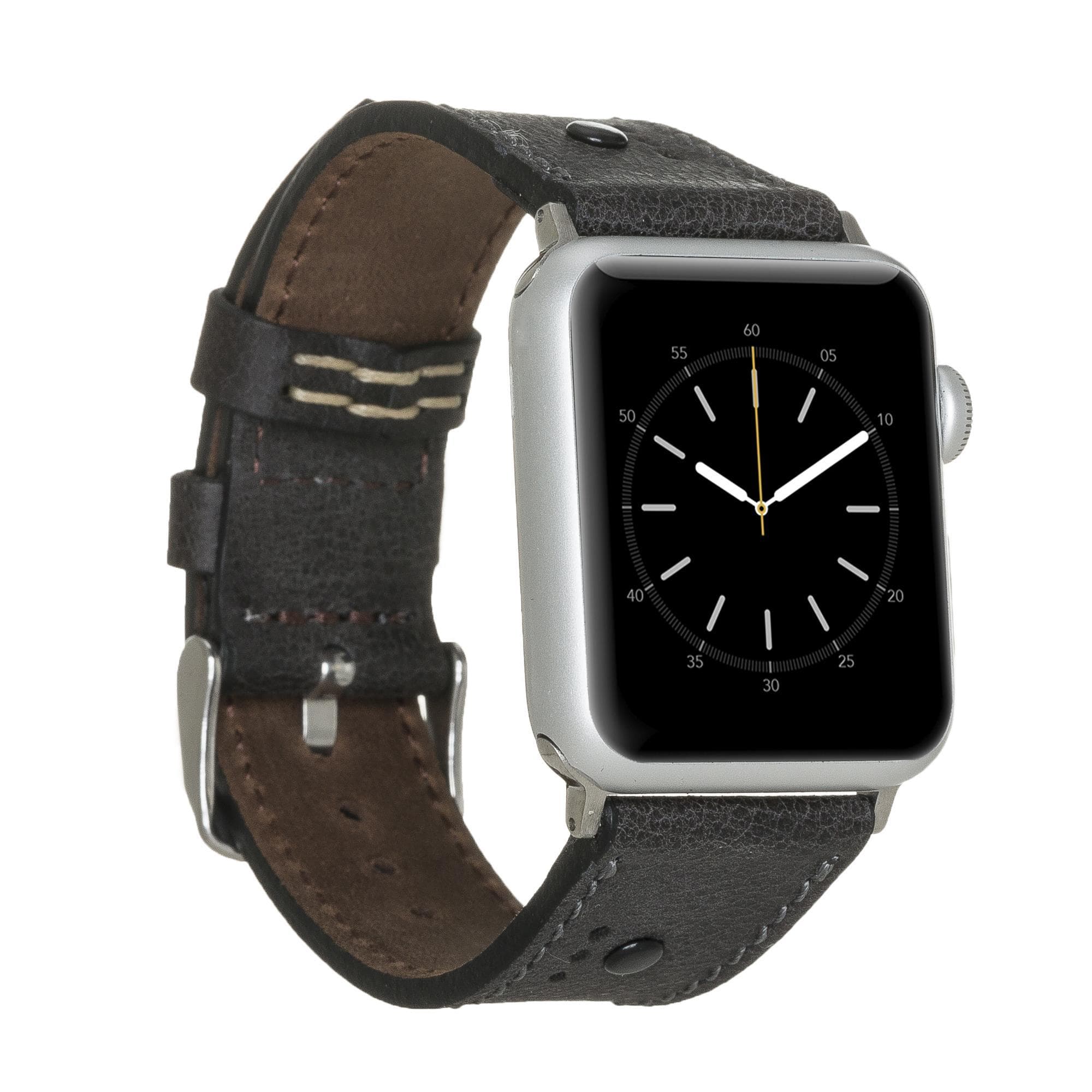 Leather band 2024 apple watch 4