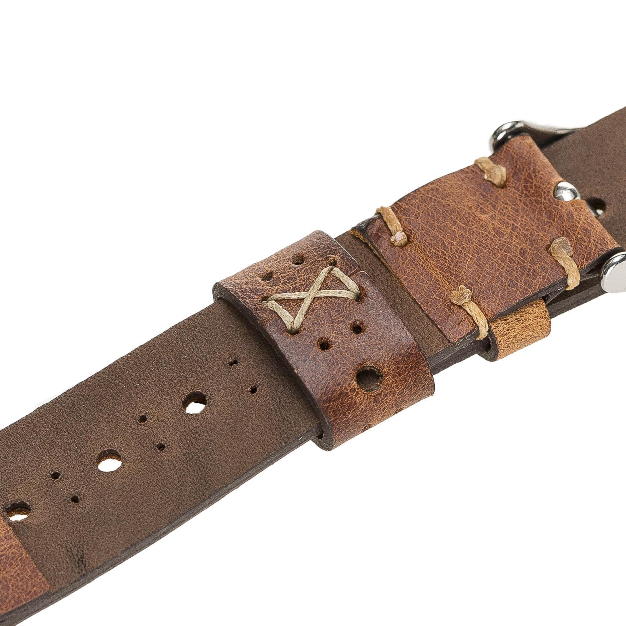 B2B - Leather Apple Watch Bands - BA4 Style Bomonti