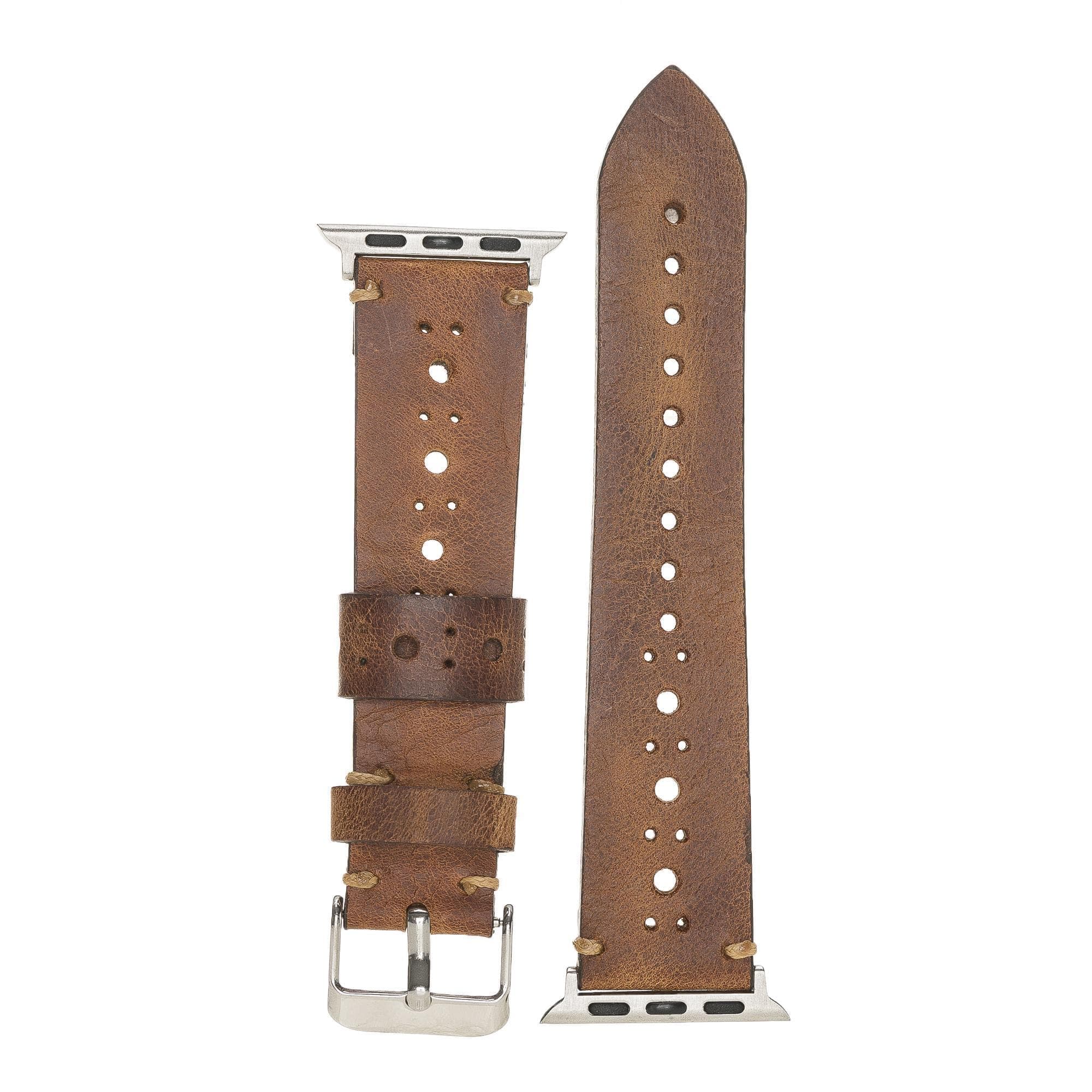 B2B - Leather Apple Watch Bands - BA4 Style Bomonti