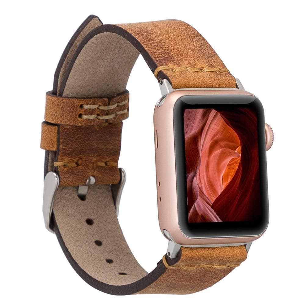 B2B - Leather Apple Watch Bands - BA7 Style G19 Bomonti