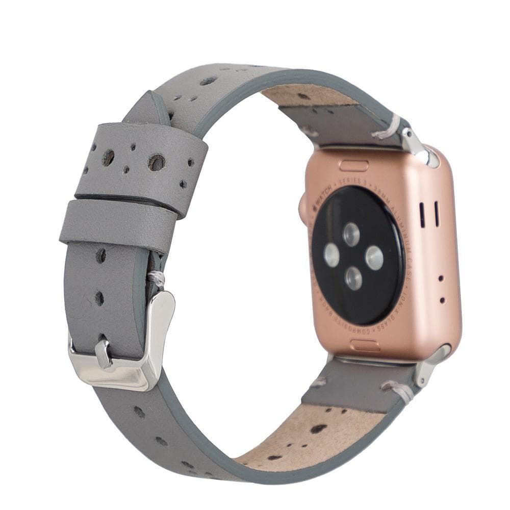 B2B - Leather Apple Watch Bands - BA8 Style Bomonti