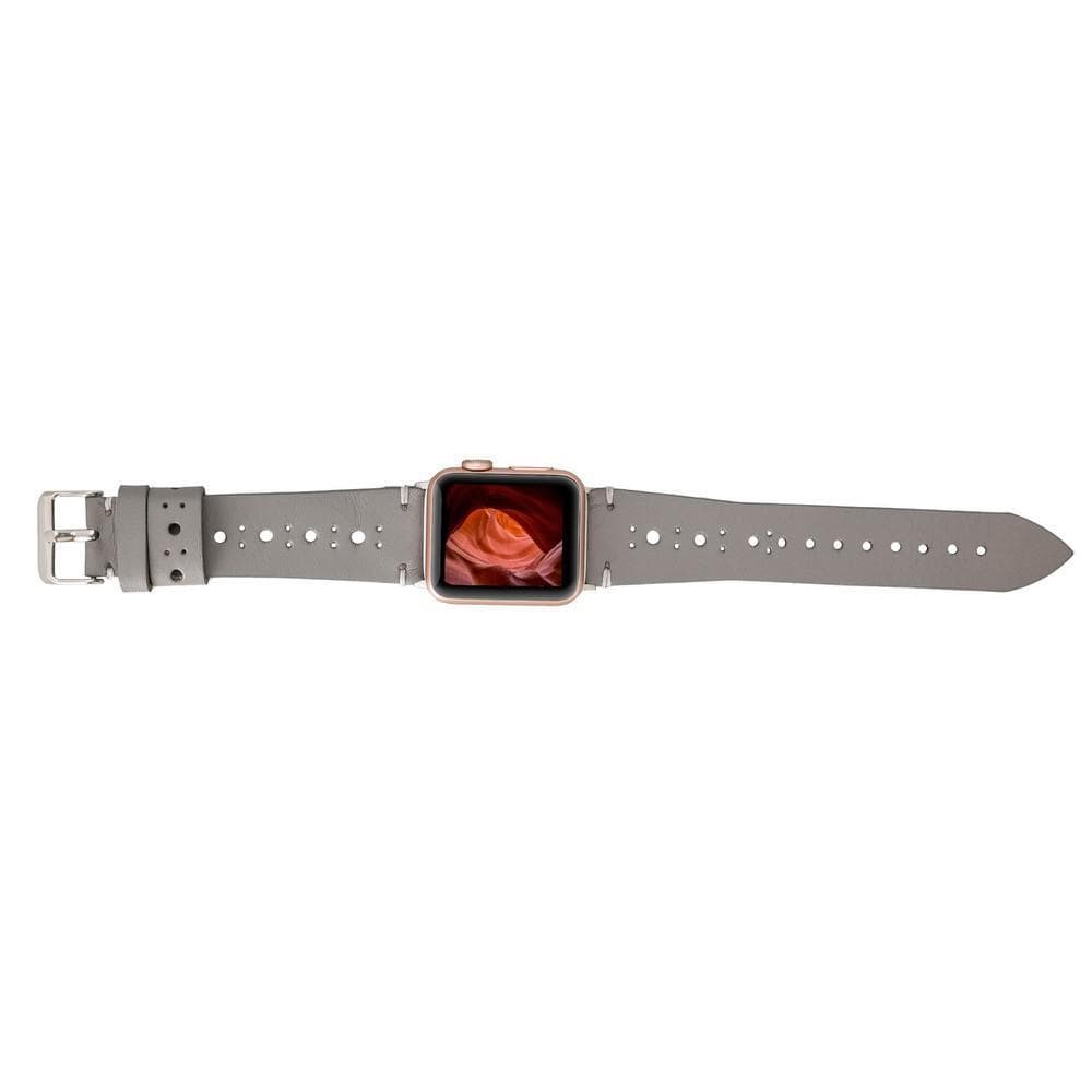 B2B - Leather Apple Watch Bands - BA8 Style Bomonti