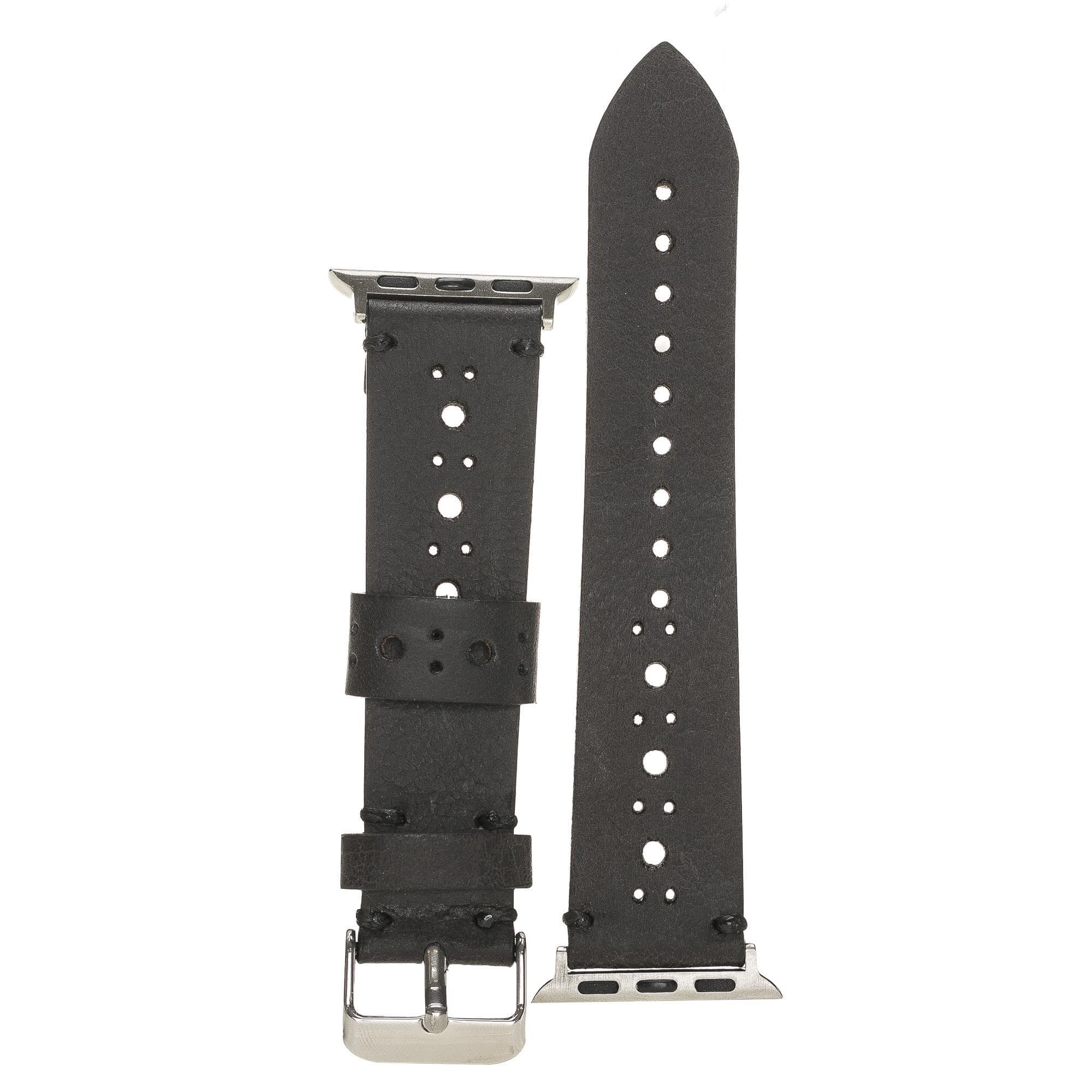 B2B - Leather Apple Watch Bands - BA8 Style Bomonti