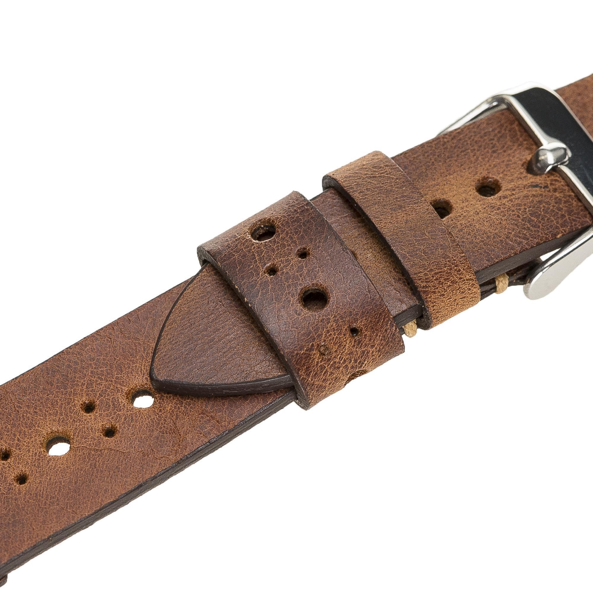B2B - Leather Apple Watch Bands - BA8 Style Bomonti