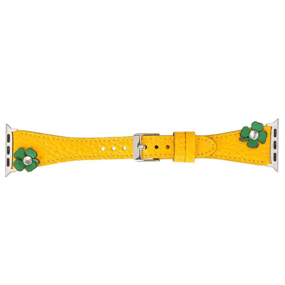 B2B - Leather Apple Watch Bands - Clasic Slim Flover Style FL12 Bomonti