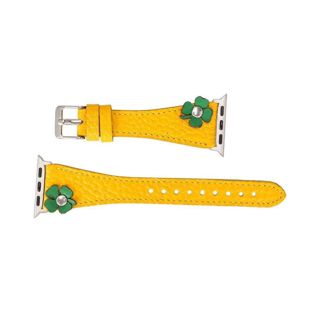 B2B - Leather Apple Watch Bands - Clasic Slim Flover Style FL12 Bomonti