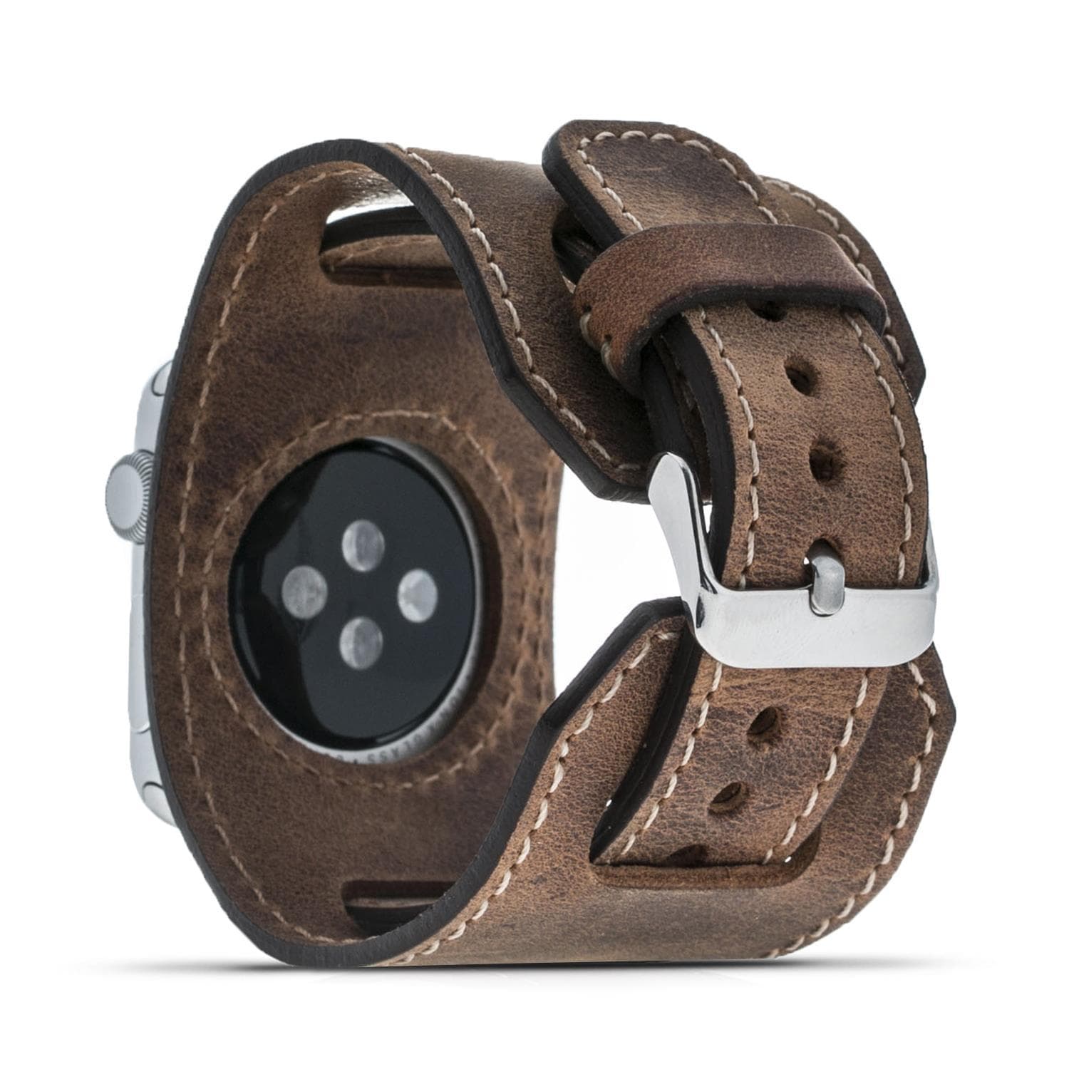 B2B - Leather Apple Watch Bands - Cuff Style Bomonti