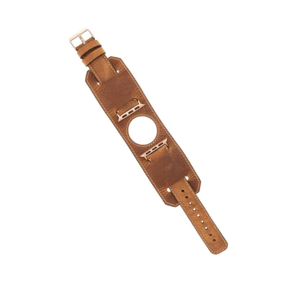 B2B - Leather Apple Watch Bands - Cuff Style Bomonti