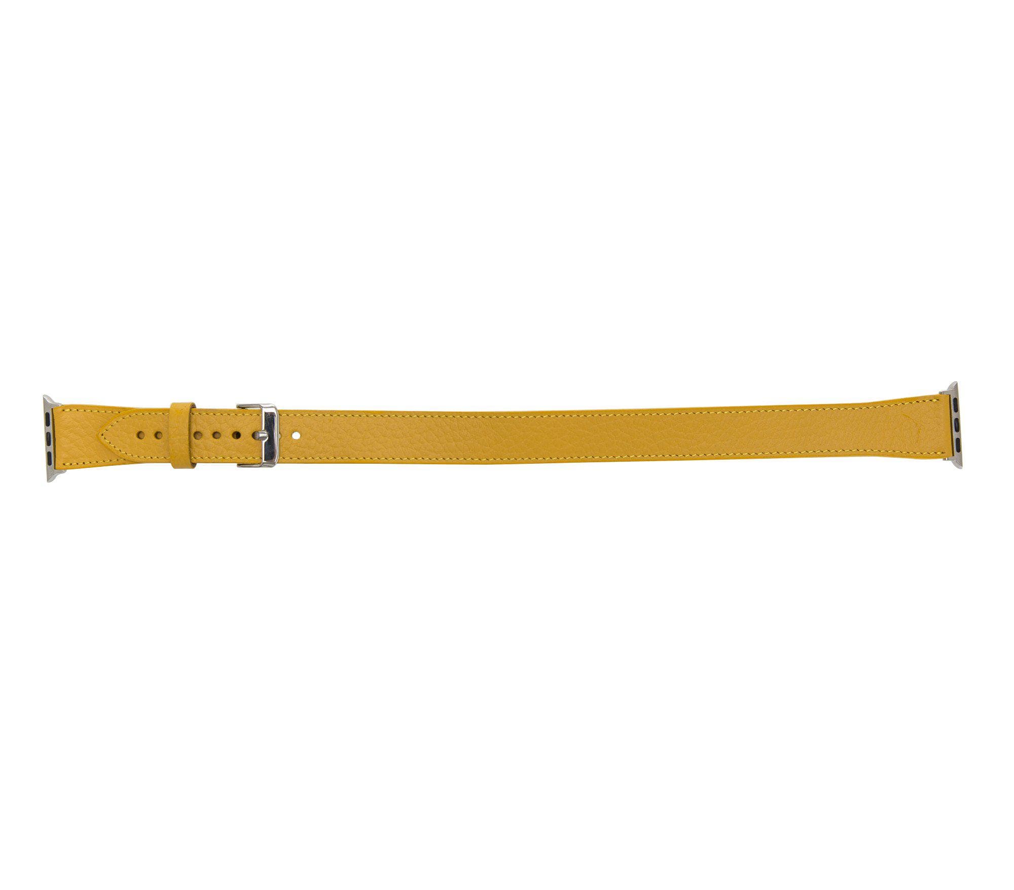 B2B - Leather Apple Watch Bands - DT Double Tour Style Bomonti