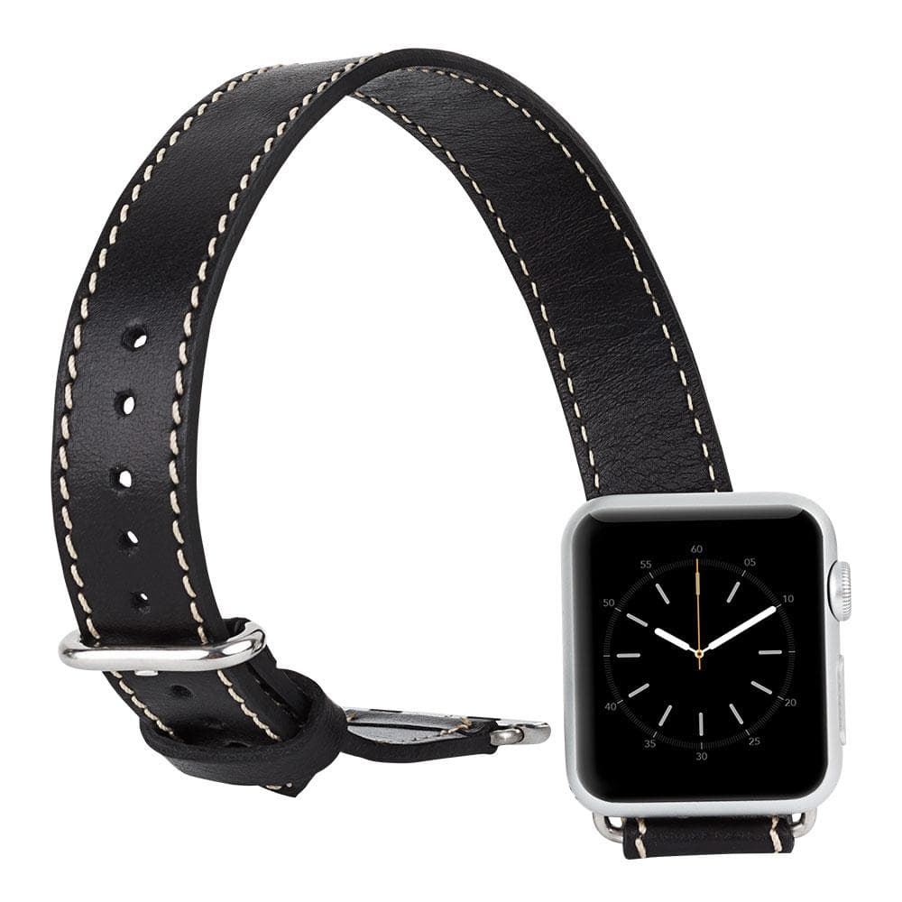 B2B - Leather Apple Watch Bands - DT Double Tour Style Bomonti