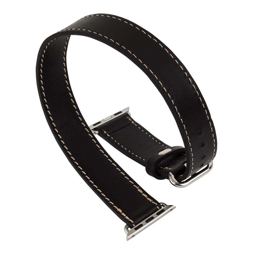 B2B - Leather Apple Watch Bands - DT Double Tour Style Bomonti
