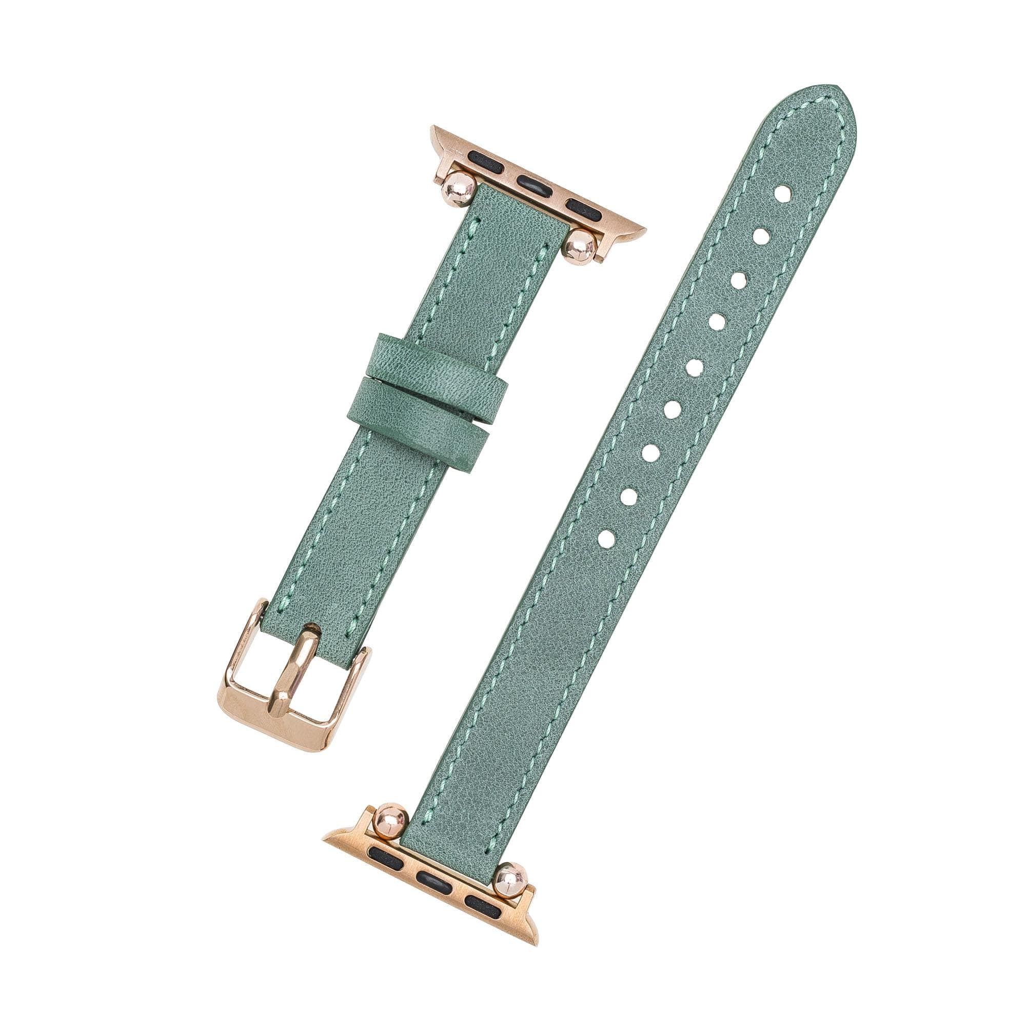 B2B - Leather Apple Watch Bands - Ferro Seamy Style Bomonti