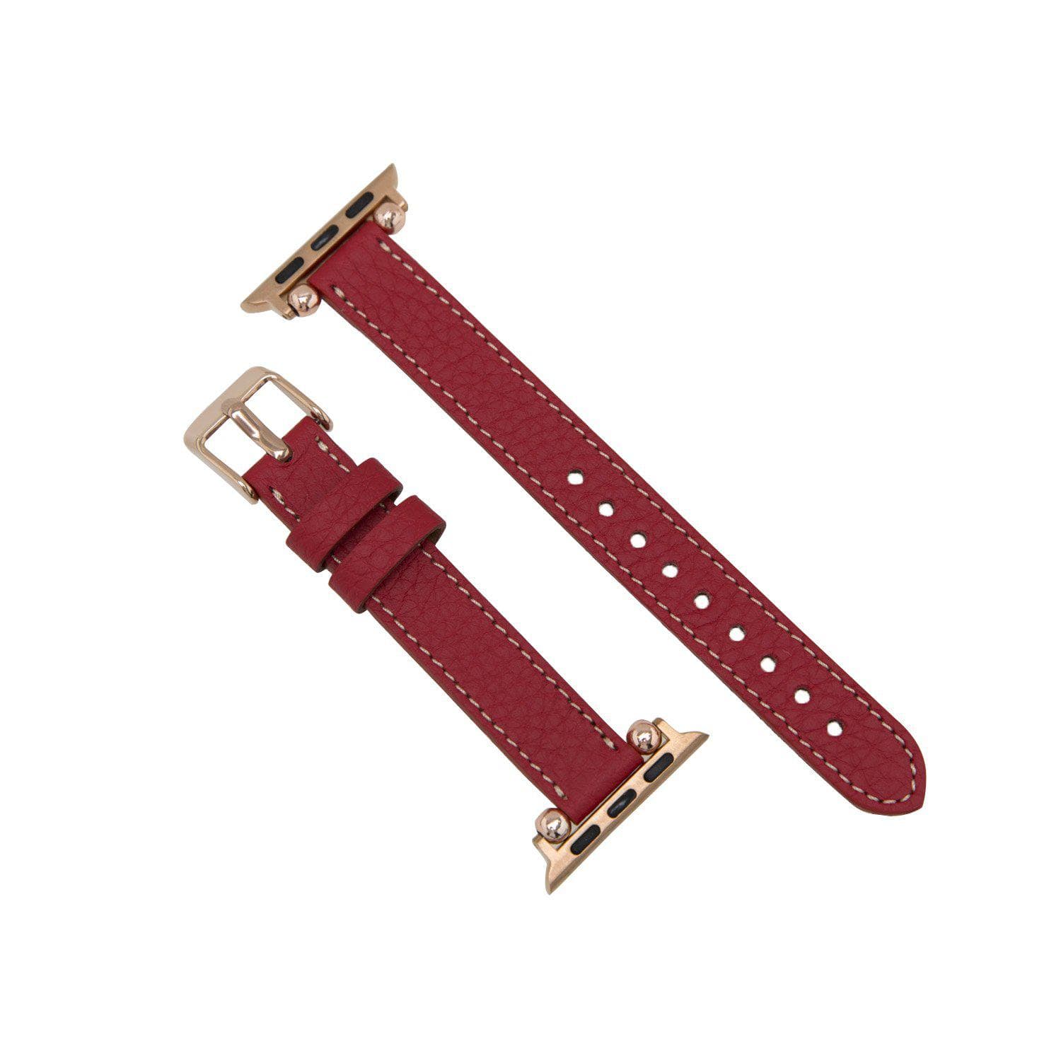 B2B - Leather Apple Watch Bands - Ferro Seamy Style Bomonti