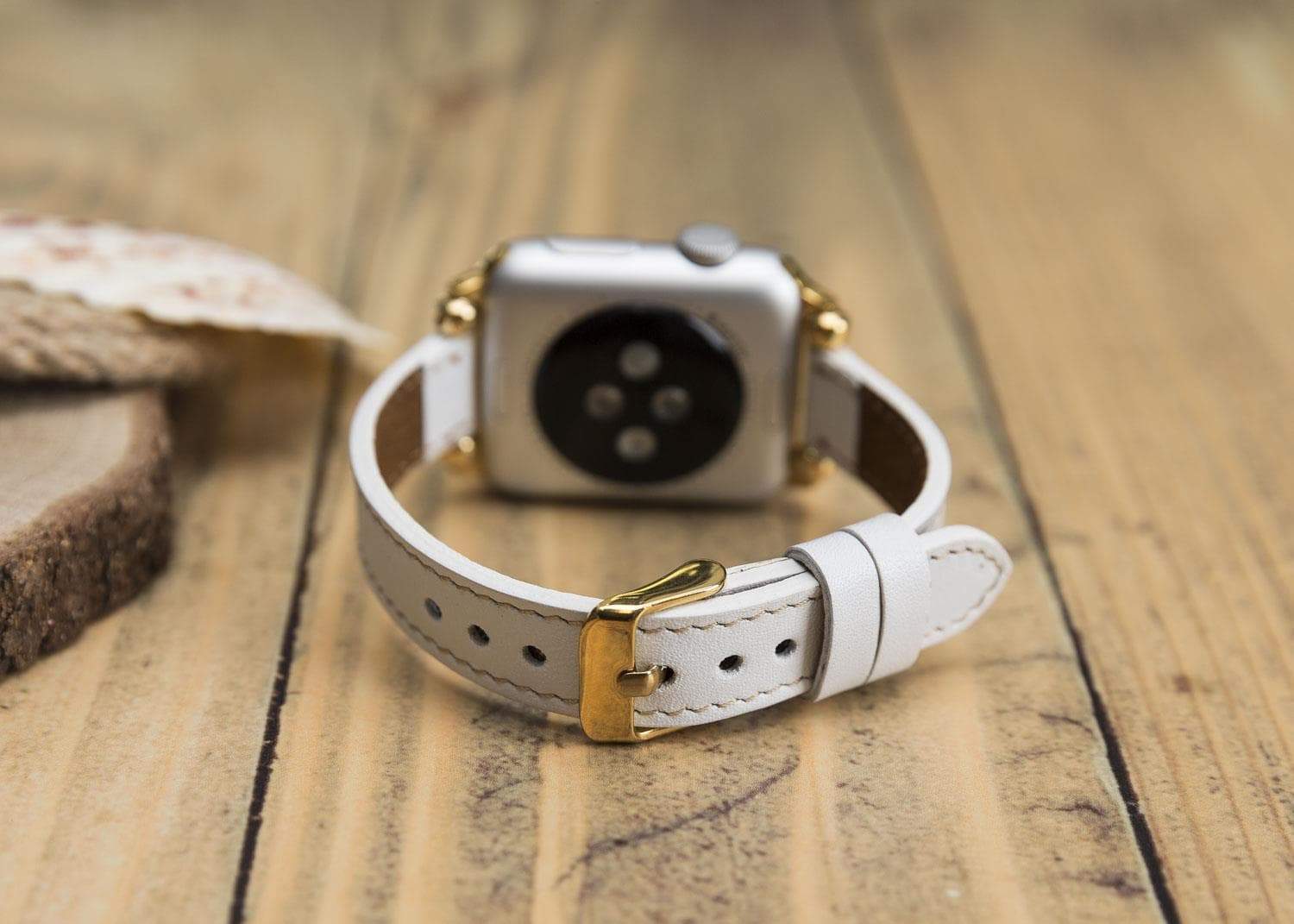 B2B - Leather Apple Watch Bands - Ferro Seamy Style Bomonti