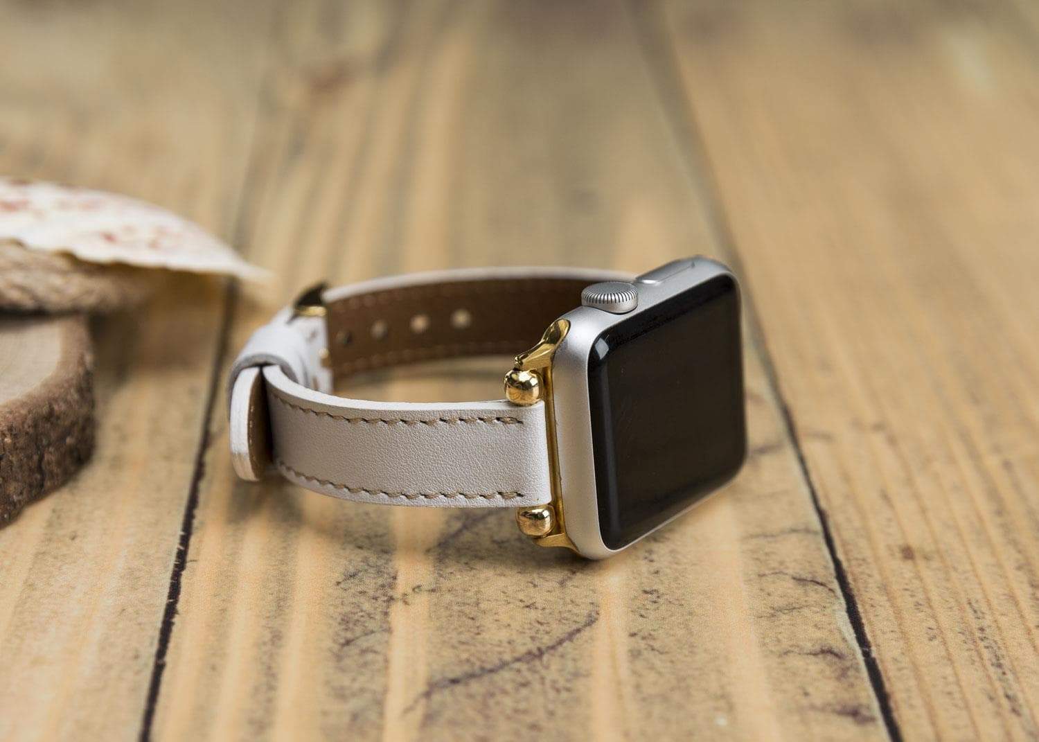 B2B - Leather Apple Watch Bands - Ferro Seamy Style Bomonti