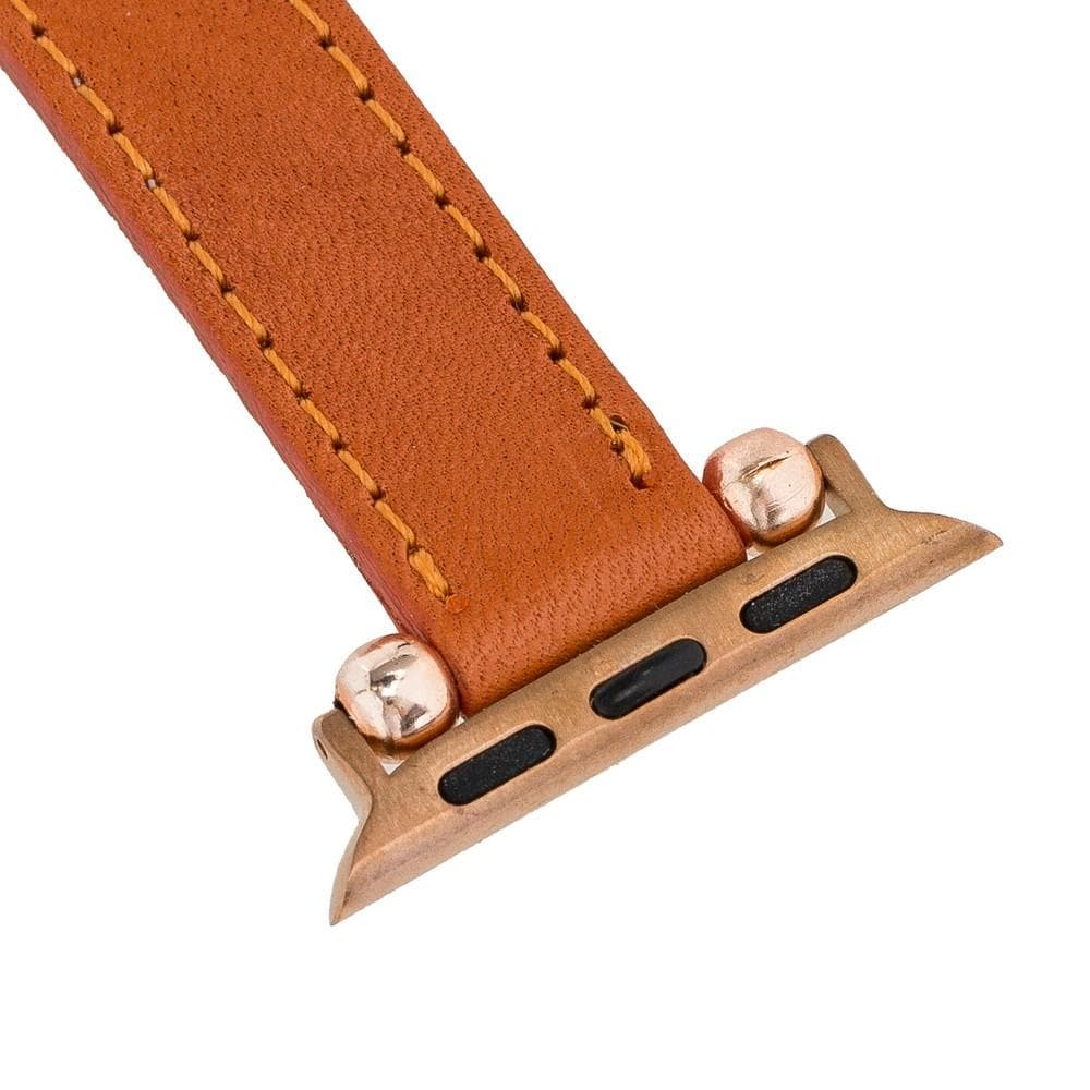 B2B - Leather Apple Watch Bands - Ferro Seamy Style Bomonti