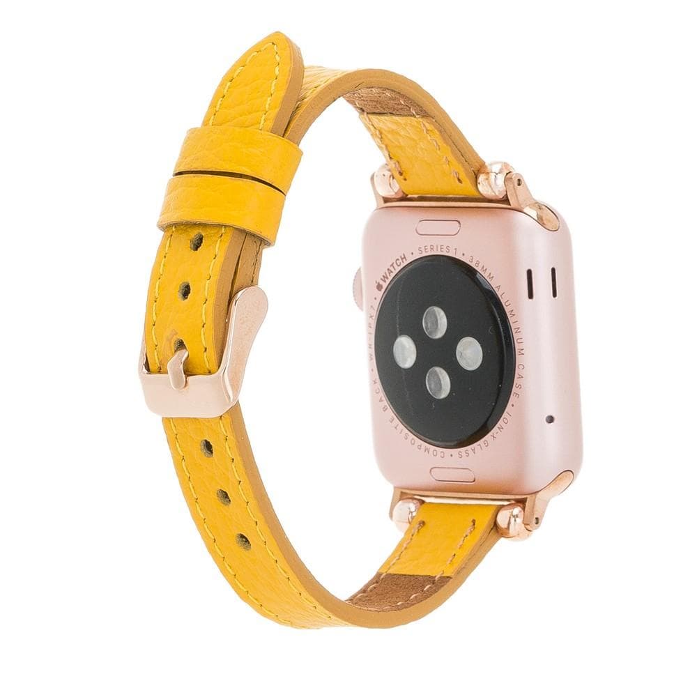 B2B - Leather Apple Watch Bands - Ferro Seamy Style Bomonti