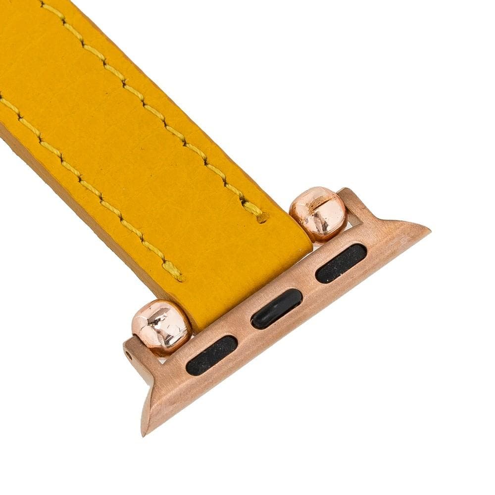 B2B - Leather Apple Watch Bands - Ferro Seamy Style Bomonti