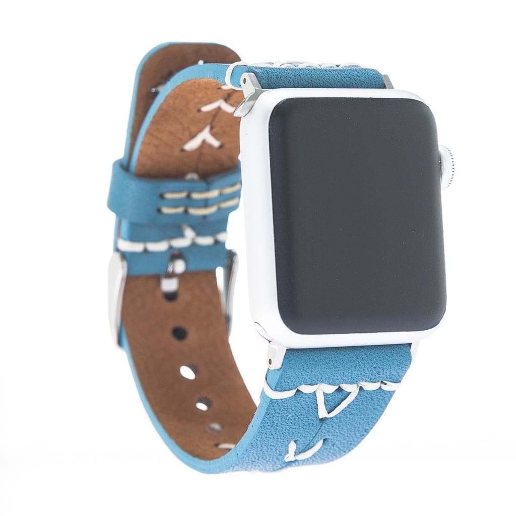 Guess Logo Leather Band for Apple 38-40 mm | Black, Genuine Leather