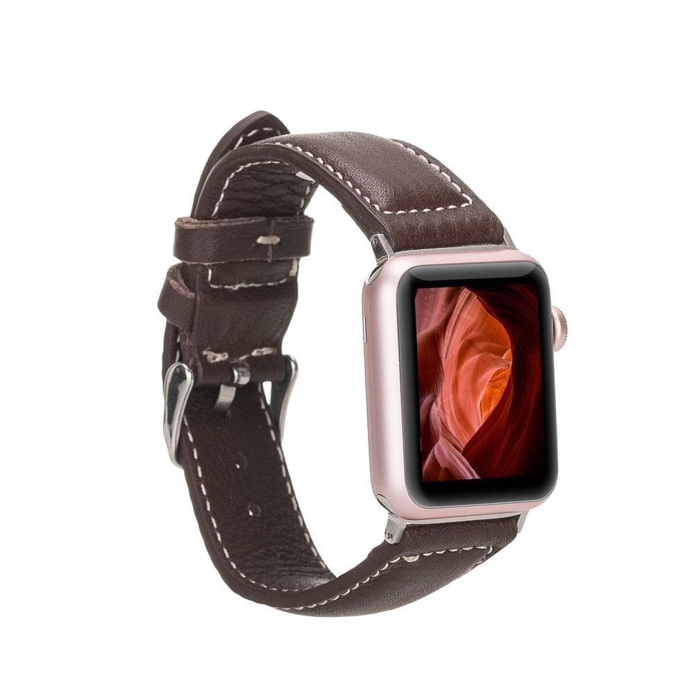 B2B - Leather Apple Watch Bands - NM4 Style AS4 Bomonti