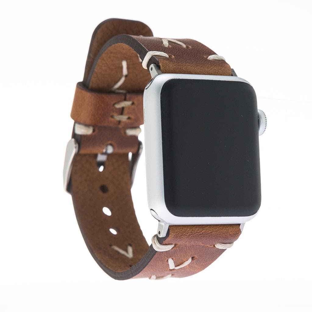 B2B - Leather Apple Watch Bands - Omega Style V18 Bomonti